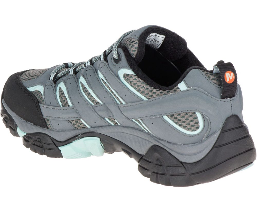 Buty Trekkingowe Merrell Damskie Szare - Moab 2 Gore-Tex® - 481390-ZIX